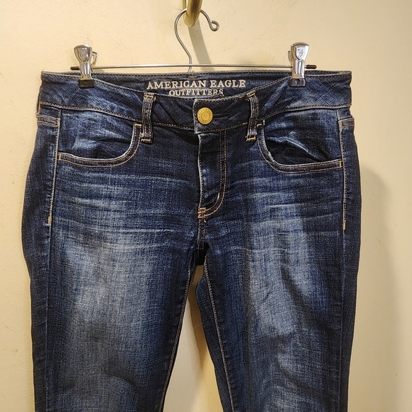 American Eagle Outfitters Women's washed blue skinny Jeans size 6 - Picture 6 of 10